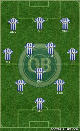 Odense Boldklub Formation 2013