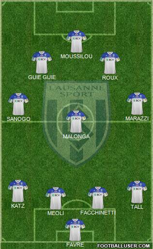 FC Lausanne-Sport Formation 2013