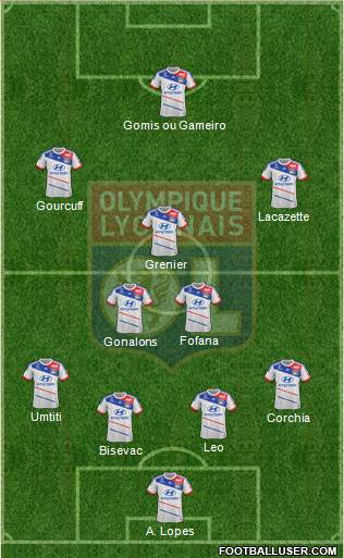 Olympique Lyonnais Formation 2013