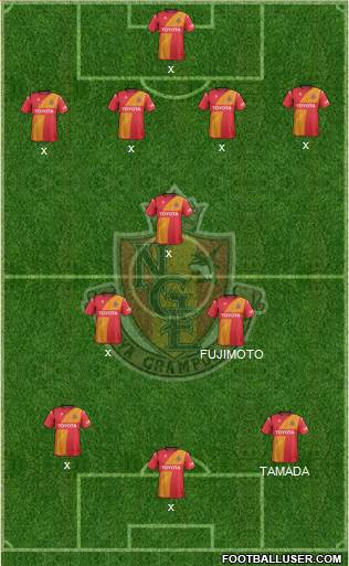Nagoya Grampus Formation 2013
