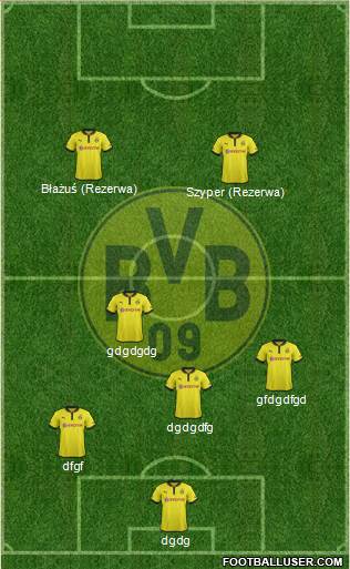 Borussia Dortmund Formation 2013