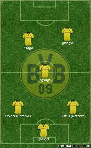 Borussia Dortmund Formation 2013