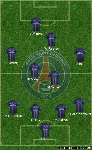 Paris Saint-Germain Formation 2013