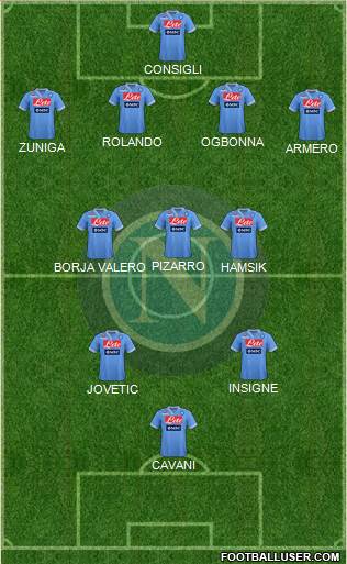 Napoli Formation 2013