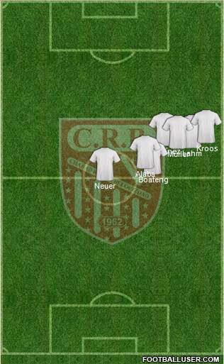 Chabab Riadhi Belouizdad 4-3-3 football formation