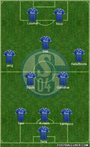 FC Schalke 04 Formation 2013