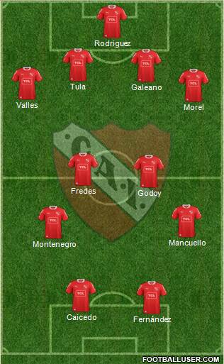 Independiente Formation 2013