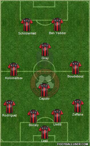 OGC Nice Côte d'Azur Formation 2013