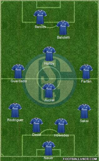 FC Schalke 04 Formation 2013