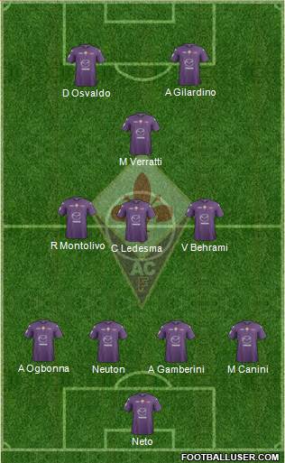 Fiorentina Formation 2013