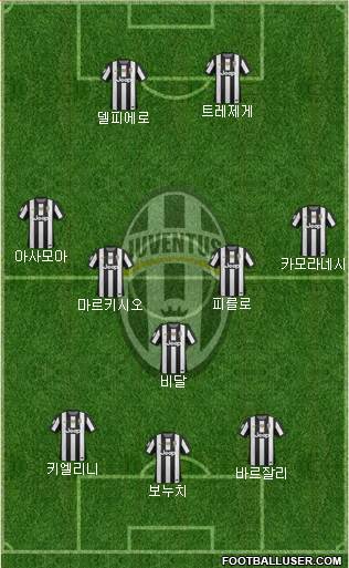 Juventus Formation 2013