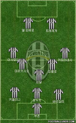 Juventus Formation 2013