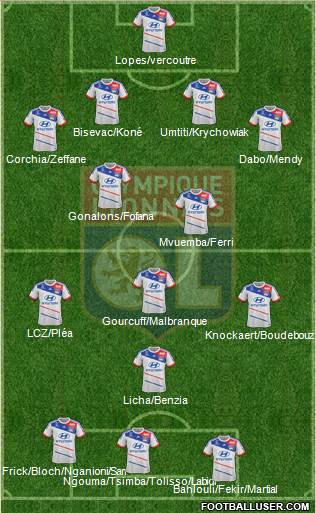 Olympique Lyonnais Formation 2013