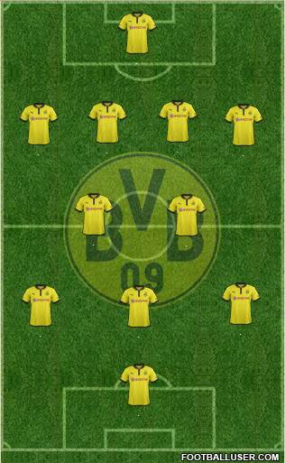 Borussia Dortmund Formation 2013