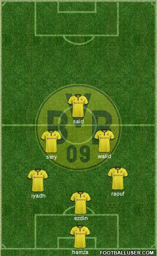 Borussia Dortmund Formation 2013