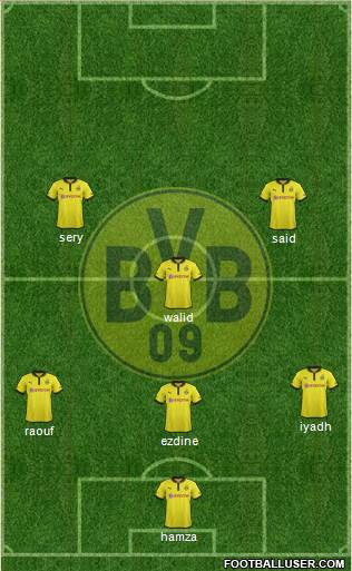 Borussia Dortmund Formation 2013