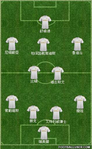 Swansea City Formation 2013