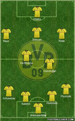 Borussia Dortmund Formation 2013