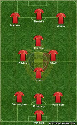 Belgium Formation 2013