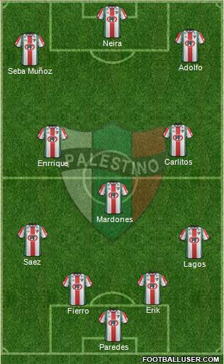 CD Palestino S.A.D.P. Formation 2013