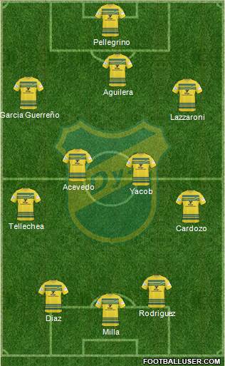 Defensa y Justicia Formation 2013