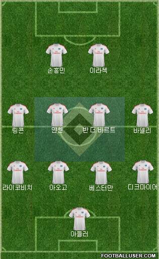 Hamburger SV Formation 2013