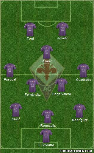 Fiorentina Formation 2013