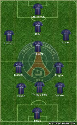 Paris Saint-Germain Formation 2013
