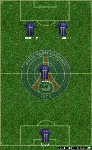 Paris Saint-Germain Formation 2013