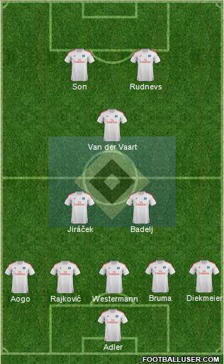 Hamburger SV Formation 2013
