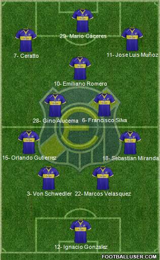 CD Everton de Viña del Mar S.A.D.P. Formation 2013