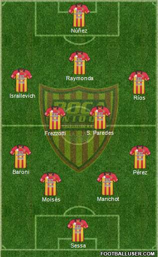 Boca Unidos Formation 2013