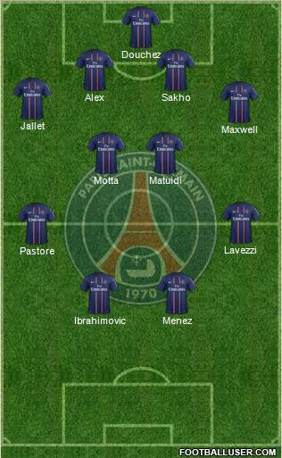 Paris Saint-Germain Formation 2013