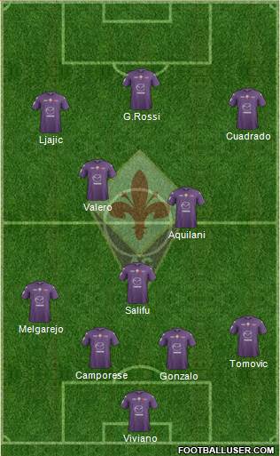 Fiorentina Formation 2013