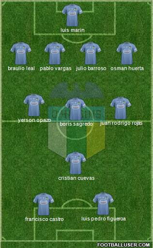 CD O'Higgins de Rancagua S.A.D.P. Formation 2013