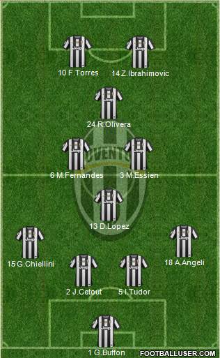 Juventus Formation 2013