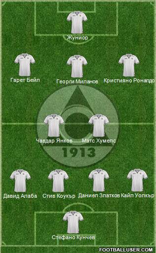 Slavia (Sofia) football formation