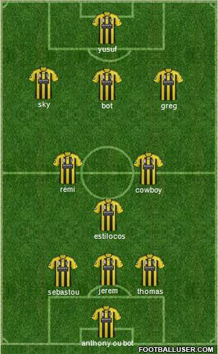 Wellington Phoenix FC Formation 2013