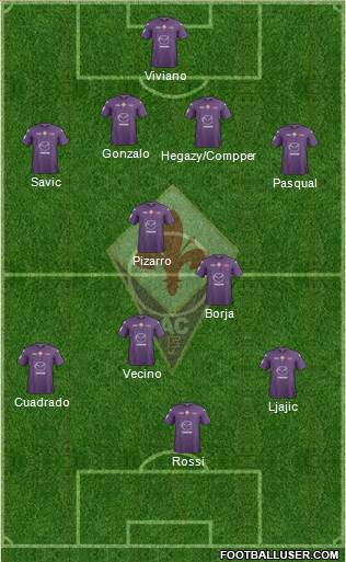 Fiorentina Formation 2013