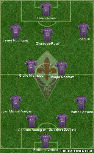 Fiorentina Formation 2013