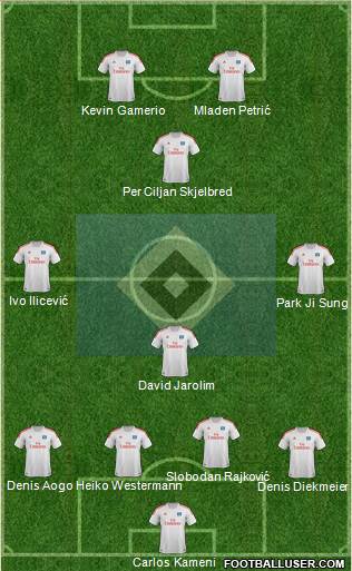 Hamburger SV Formation 2013