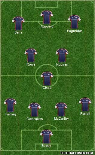 New England Revolution Formation 2013