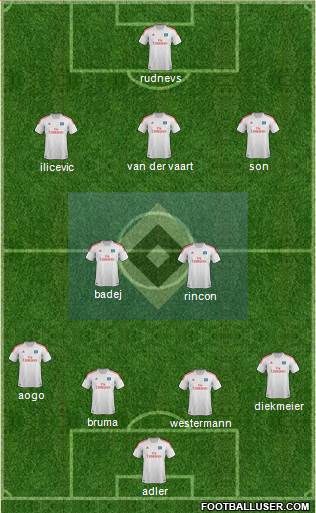 Hamburger SV Formation 2013