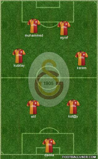 Galatasaray SK Formation 2013