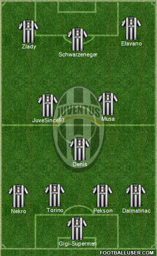 Juventus Formation 2013