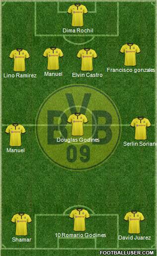 Borussia Dortmund Formation 2013