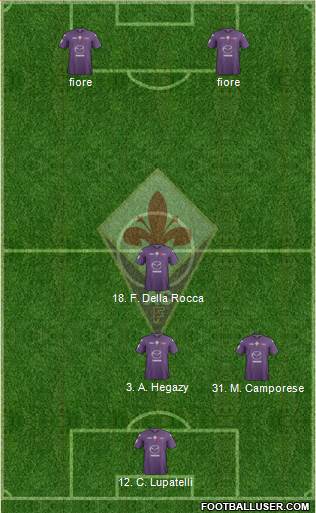 Fiorentina Formation 2013