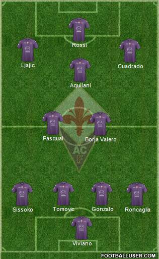 Fiorentina Formation 2013
