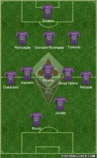 Fiorentina Formation 2013