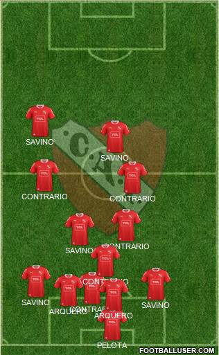 Independiente Formation 2013
